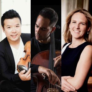 Guillermo Pastrana, Xiaoming Wang y Paola de Piante Vicin,